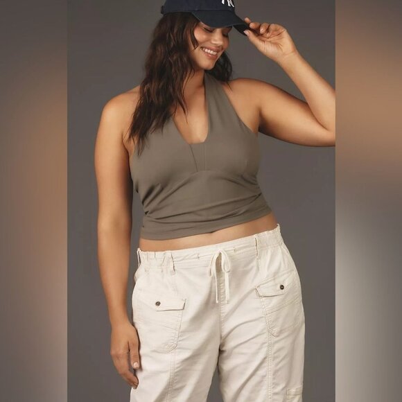 NW Size 2X - Anthropologie Cotton Pilcro Drawstring Pocket Pants (NWT USD 128) - Picture 3 of 13